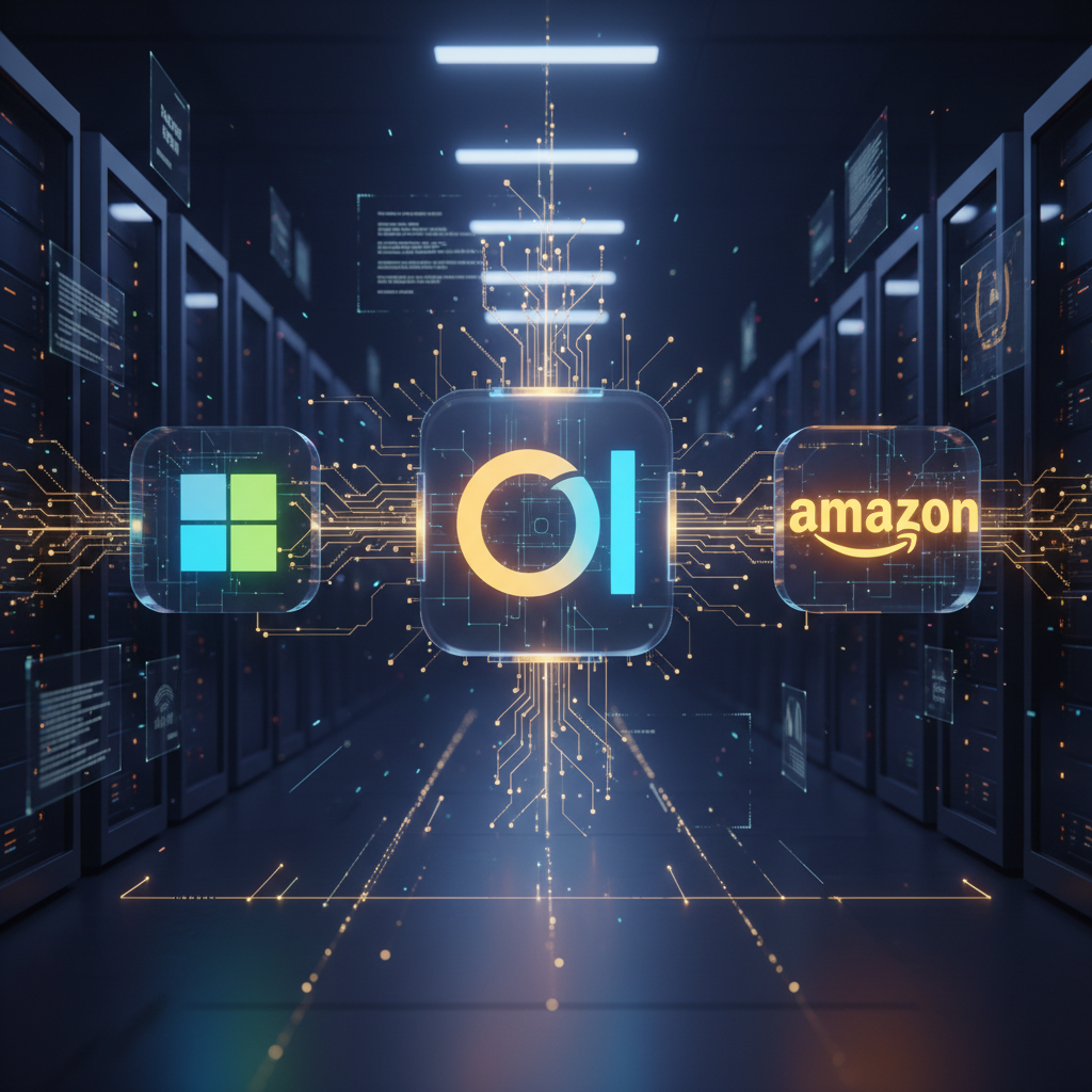 Облачната битка на титаните: OpenAI между Microsoft и Amazon