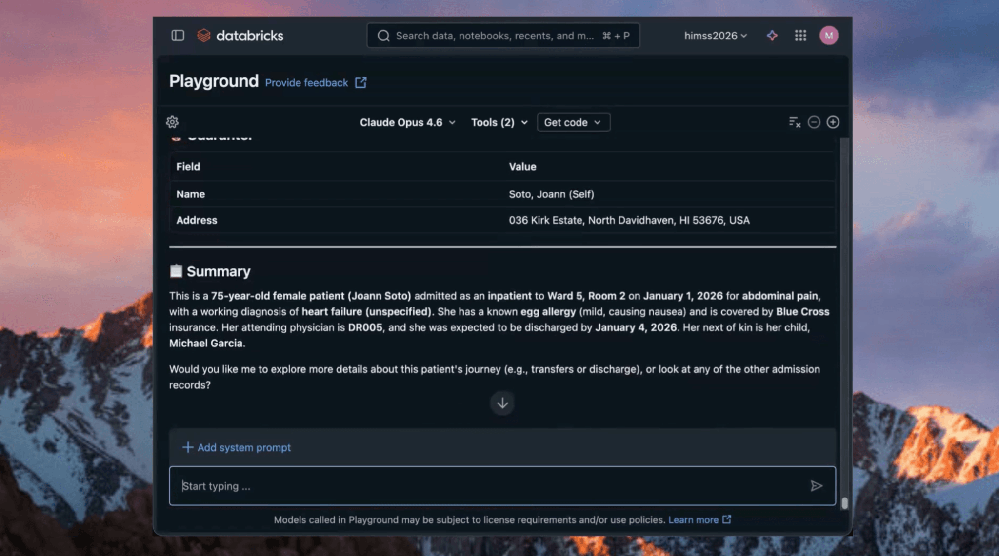 Демонстрация на системата за обобщаване на данни на английски език