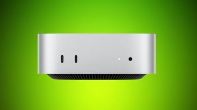 Apple Mac mini в зелено