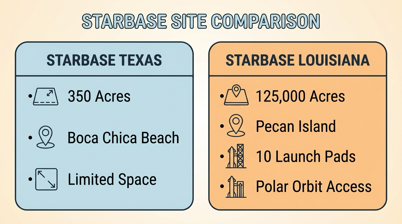 Starbase Site Comparison