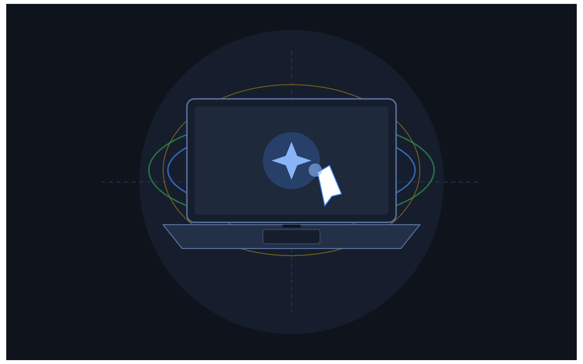 Схематична илюстрация на новата хардуерна концепция Googlebook