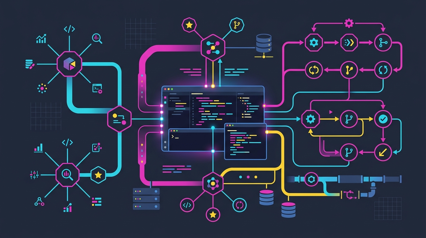 Архитектурен модел на екосистемата JetBrains Air за агентно програмиране