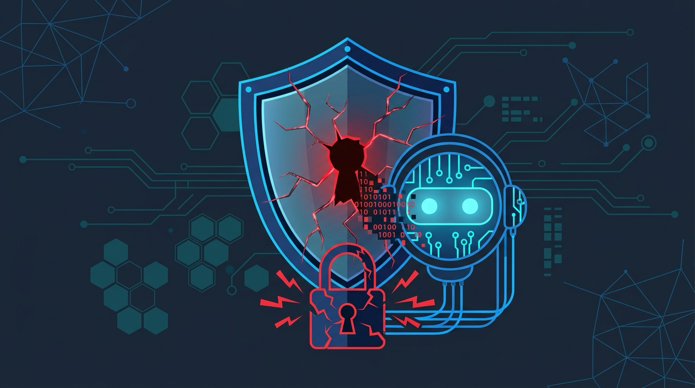 Концептуална илюстрация на пробив в сигурността на автономния асистент Meta Muse
