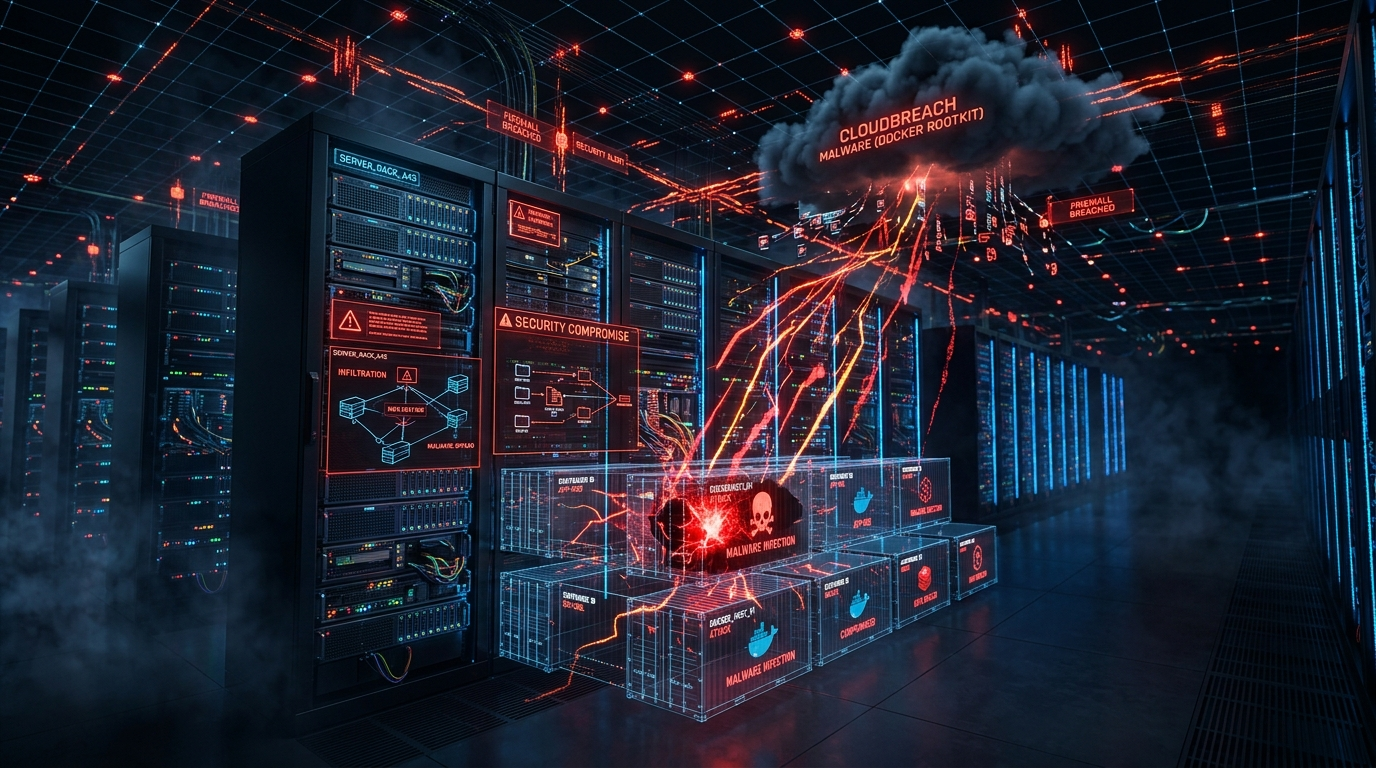 Илюстрация към новината за carbonato-malware-deploys-ai-hermes-agents-docker