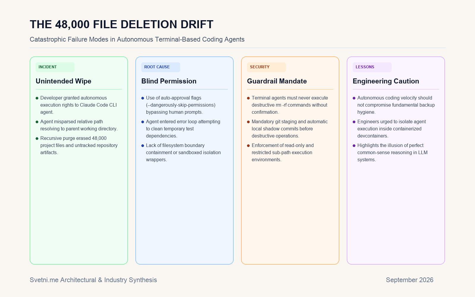Инфографика за THE 48,000 FILE DELETION DRIFT
