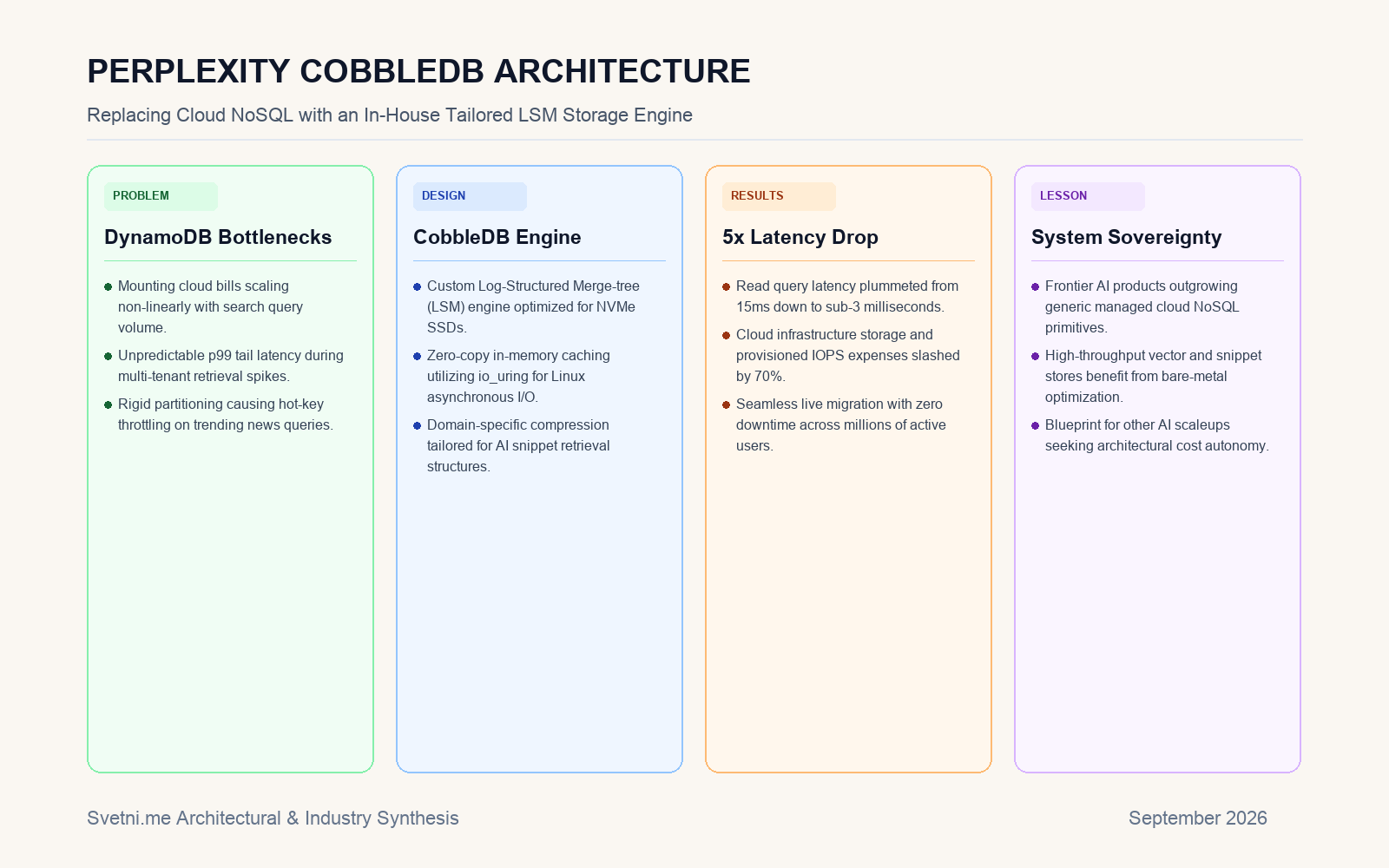 Инфографика за PERPLEXITY COBBLEDB ARCHITECTURE