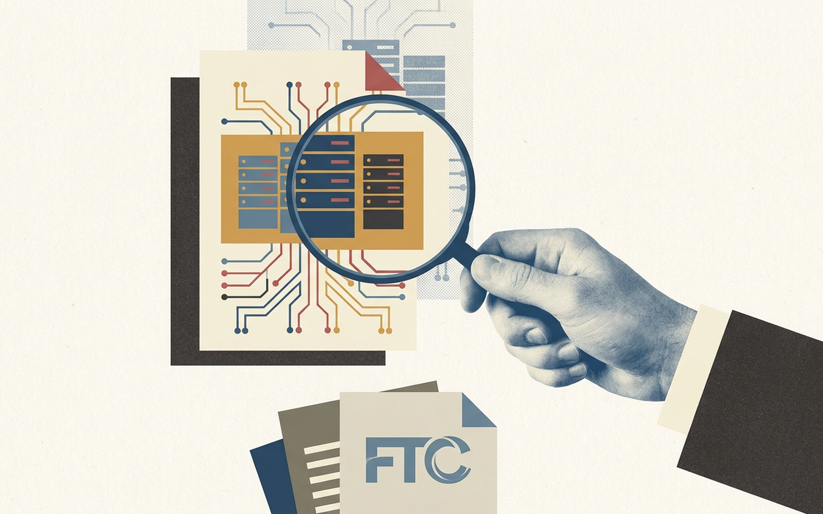 Илюстрация към ftc-launches-sweeping-probe-openai-anthropic-consumer-risks