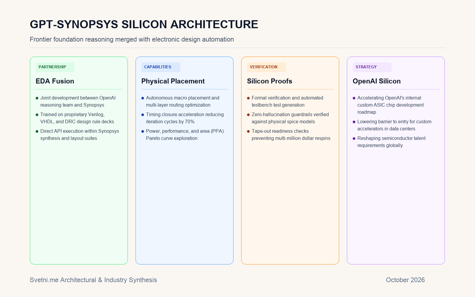 Инфографика за GPT-Synopsys Silicon Architecture