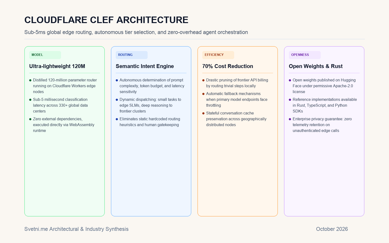 Инфографика: Архитектура на Cloudflare CLEF