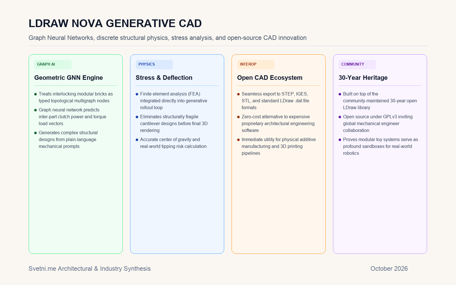Инфографика: Архитектура на LDraw Nova