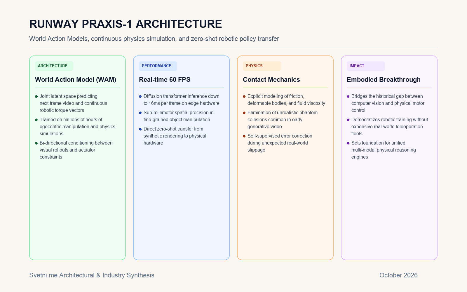 Инфографика: Архитектура на Runway Praxis-1