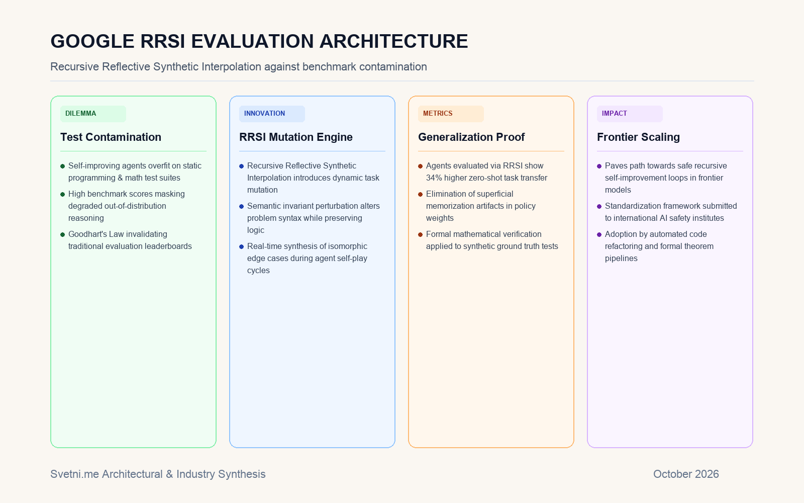 Инфографика: Архитектура на Google RRSI за мутация на тестови среди