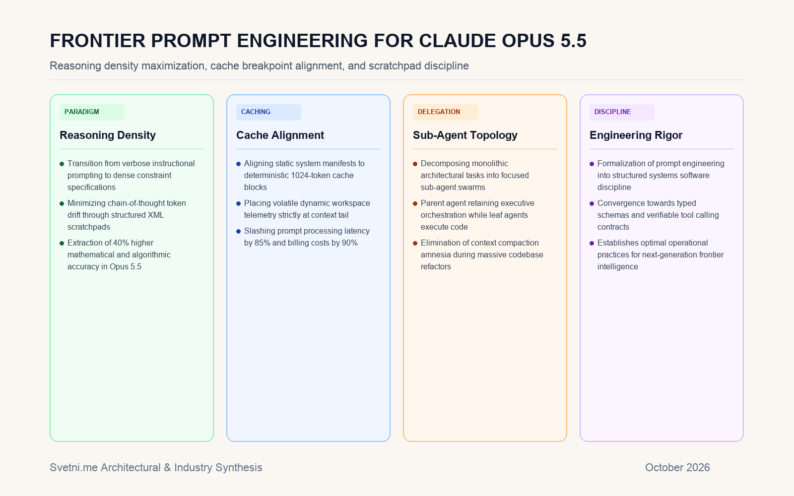 Инфографика: Оптимизация на контекста и плътността на разсъжденията в Claude Opus 5.5