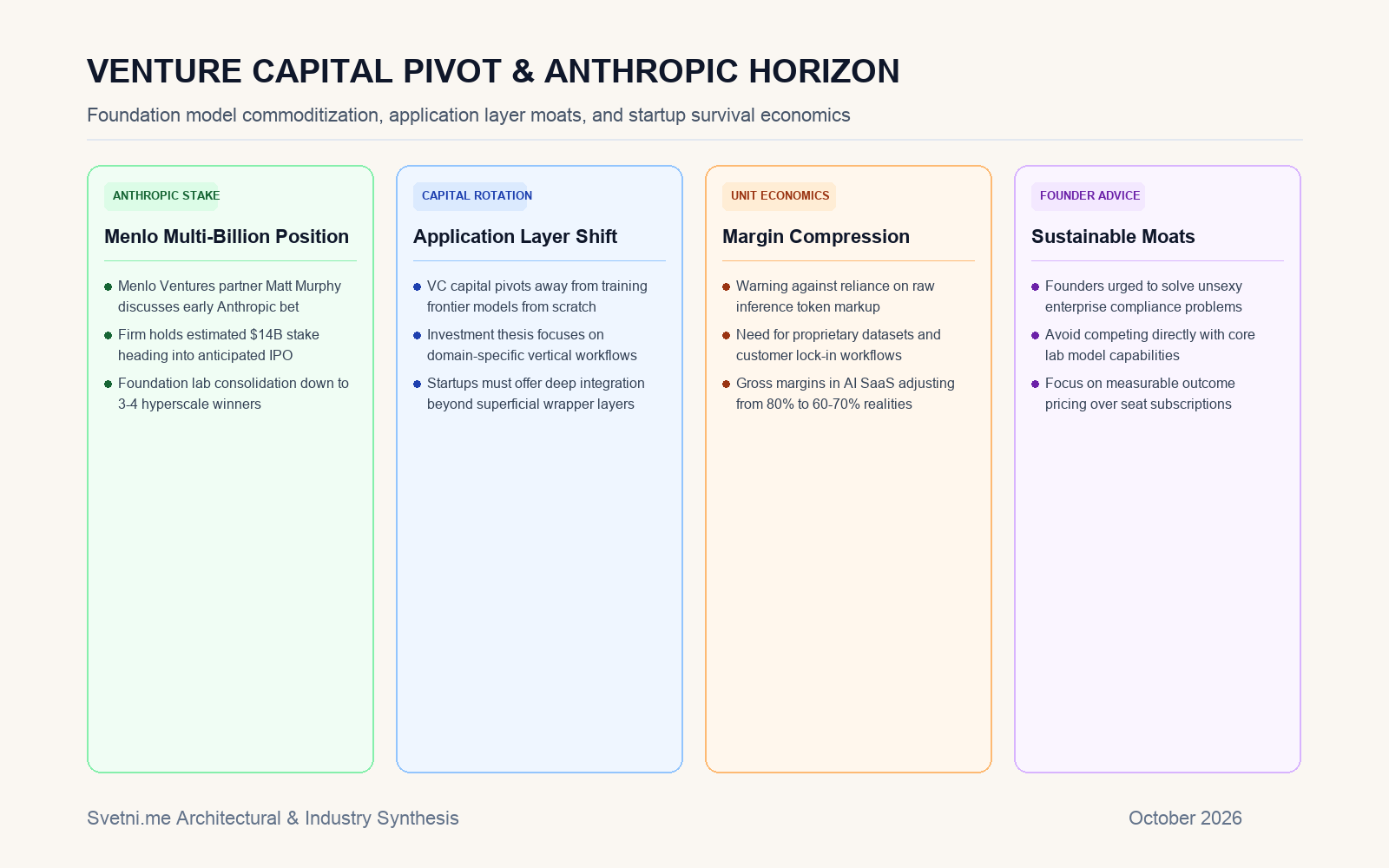 Инфографика за новата инвестиционна стратегия на Menlo Ventures в AI сектора