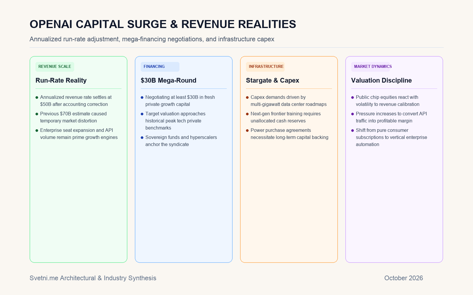 Инфографика за приходите и новия финансов рунд на OpenAI