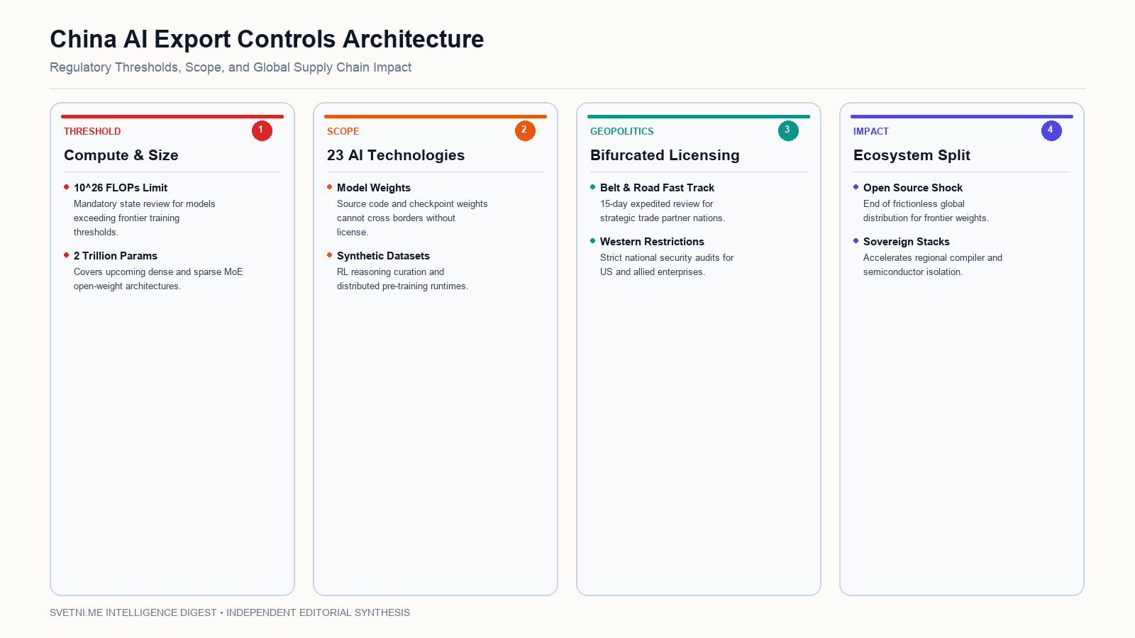 China AI Export Controls Architecture