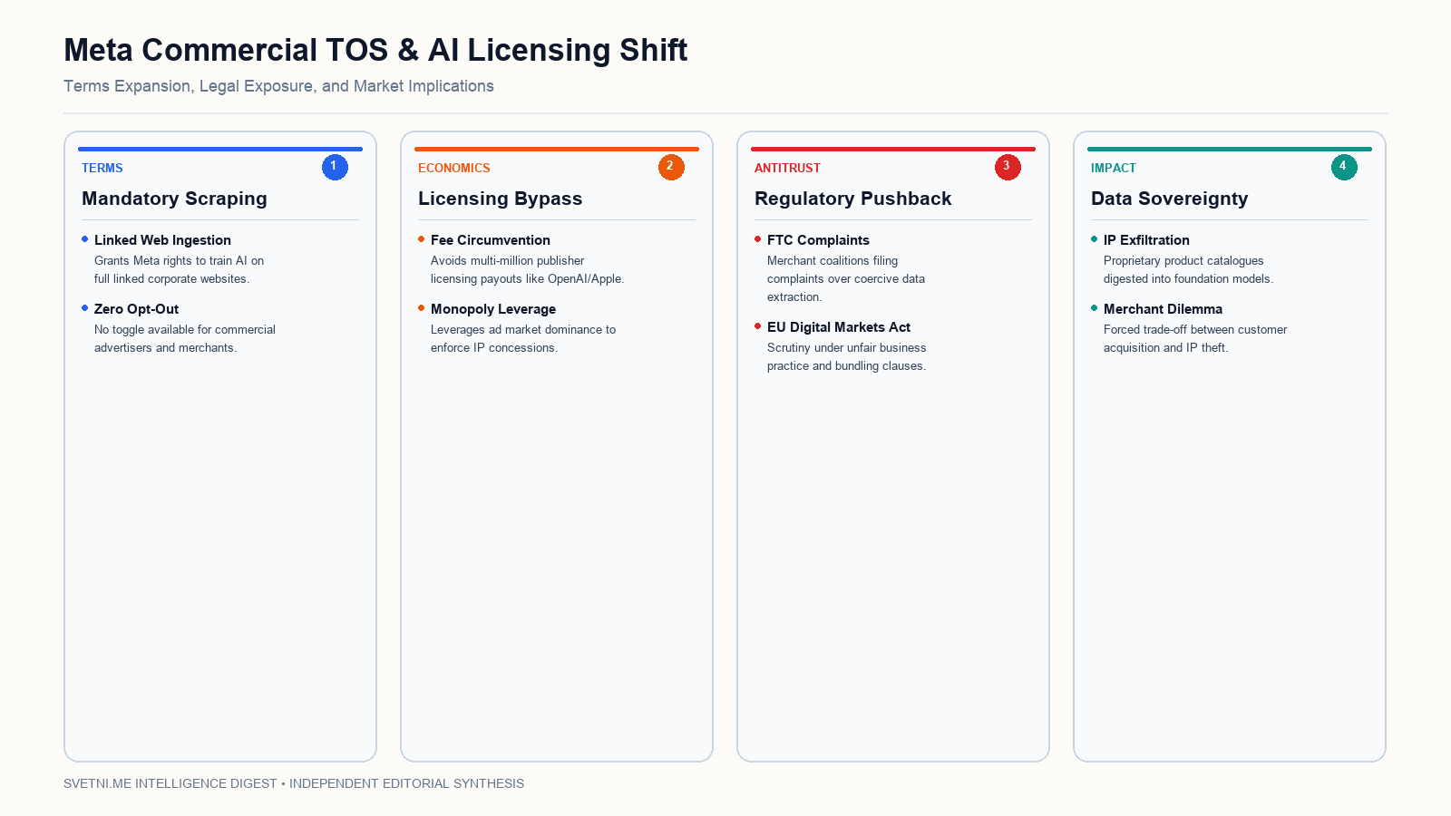 Meta Commercial TOS & AI Licensing Shift