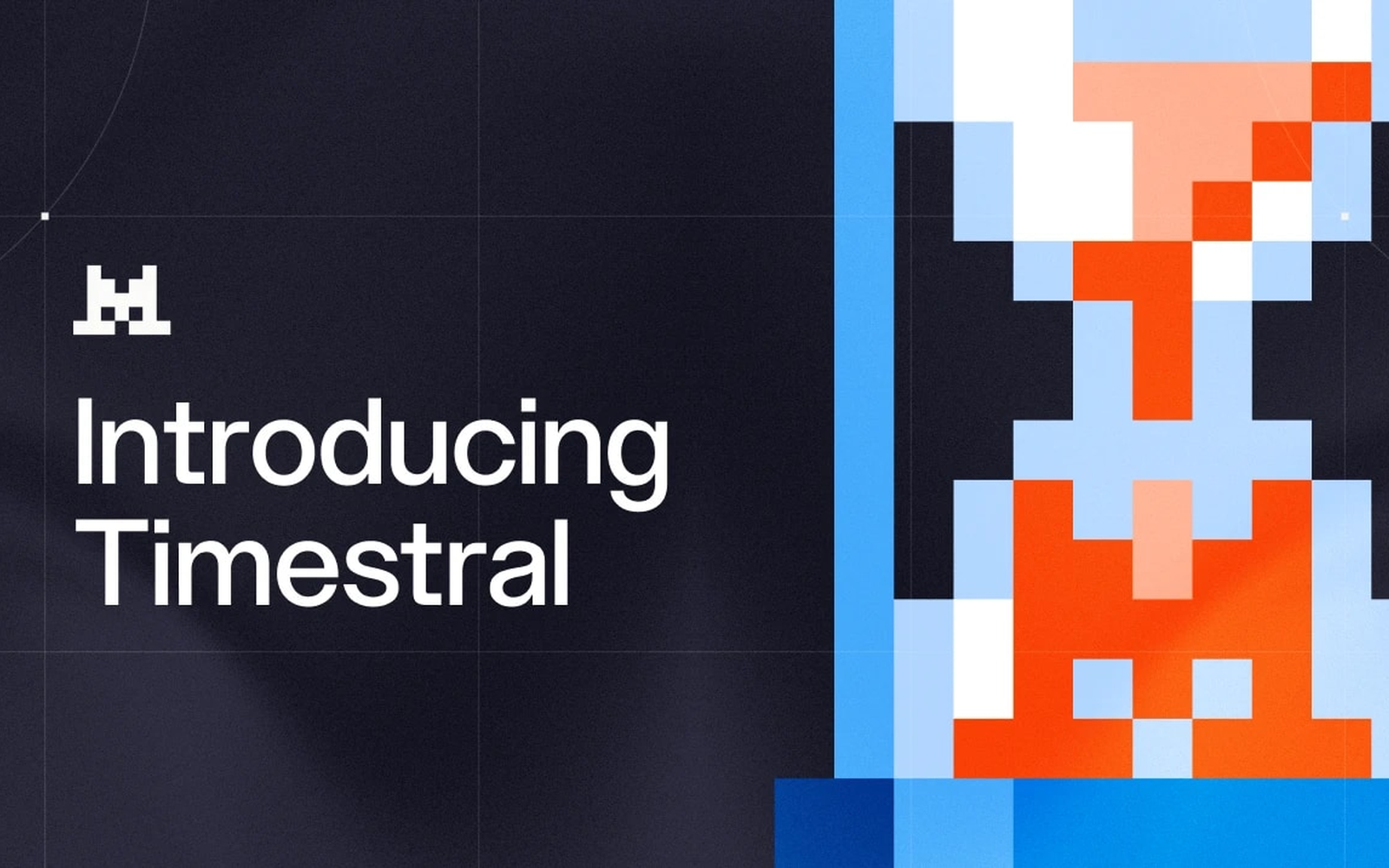Официален банер на фамилията модели Timestral от Mistral AI