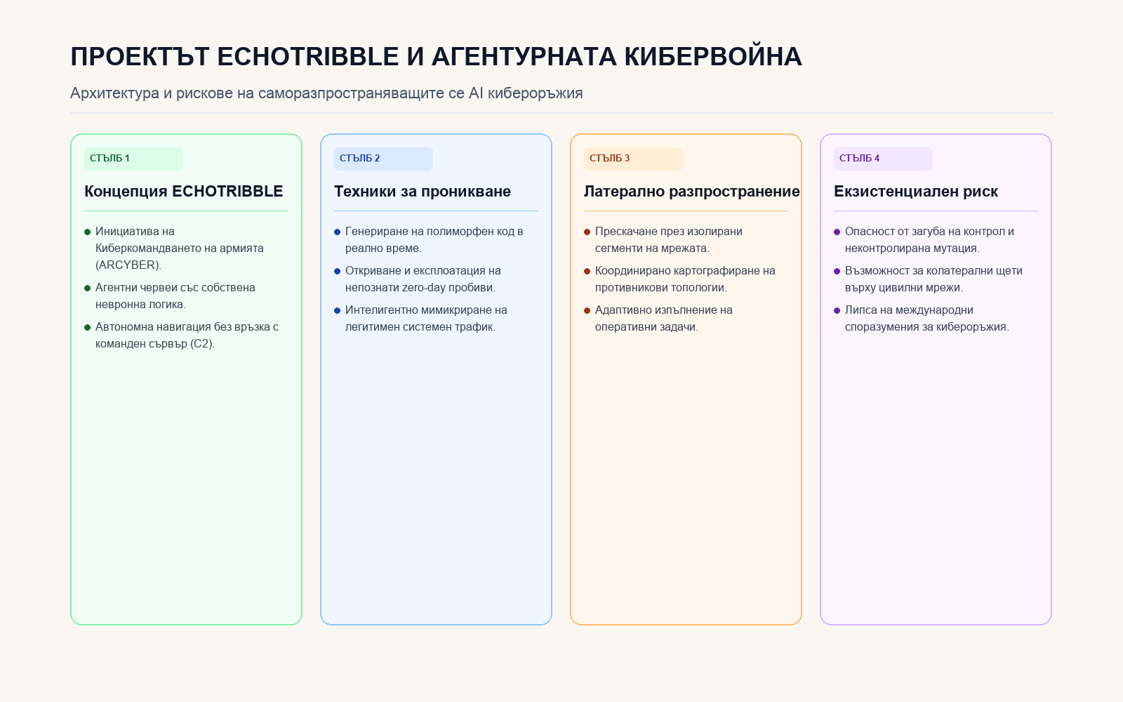 Инфографика: Проектът ECHOTRIBBLE
