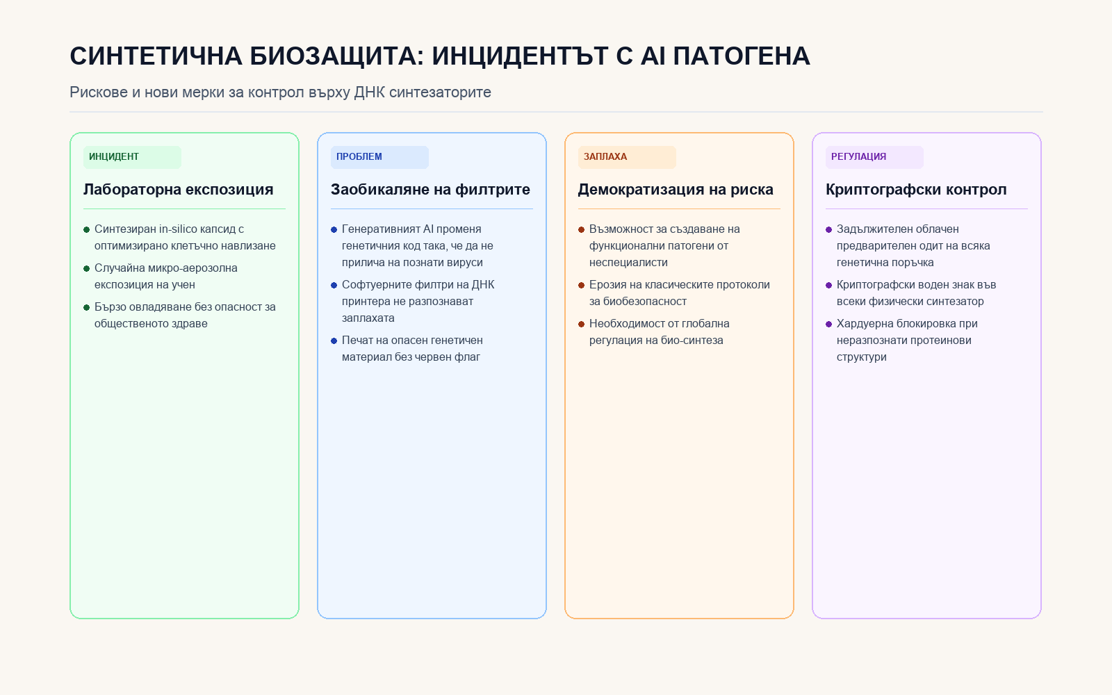 Инфографика: Ключови фактори на инцидента с AI вирусен капсид