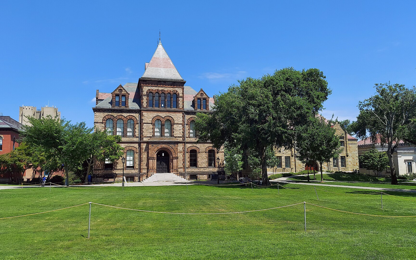 Университетският кампус на Brown University в Провидънс, САЩ