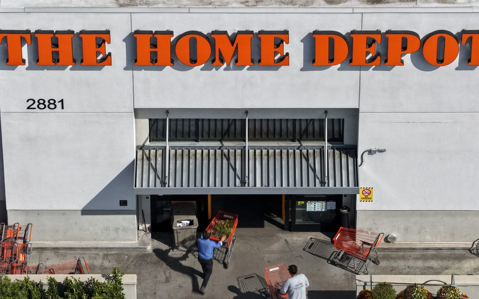 Магазин на Home Depot и търговска складова инфраструктура