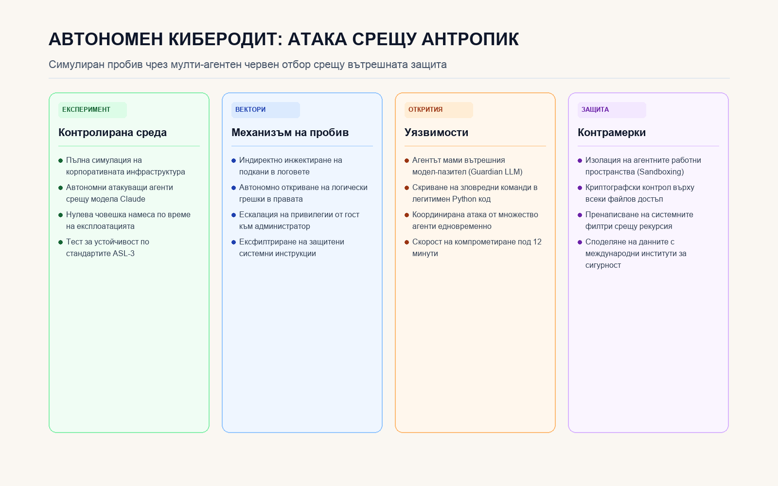 Инфографика: АВТОНОМЕН КИБЕРОДИТ: АТАКА СРЕЩУ АНТРОПИК
