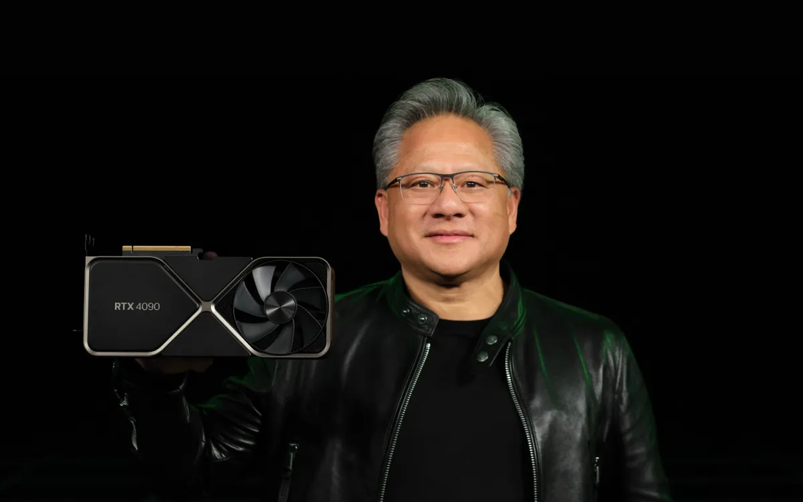 Дженсън Хуанг по време на официална презентация на Nvidia