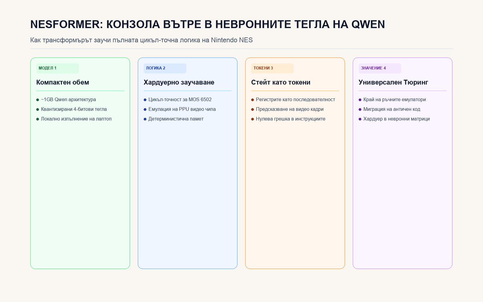 Инфографика: NESFORMER: КОНЗОЛА ВЪТРЕ В НЕВРОННИТЕ ТЕГЛА НА QWEN